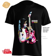 Eddie Van Halen Guitar Rock band musician Cotton tshirt