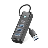 IETOP TU-359 TYPE-C/A TO 3 USB3.2 GEN1 5GBPS + 1 TYPE-C + TYPE-C 5V CHARGING OUTPUT MULTIPORT ADAPTE