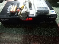 Đầu thu mặt đất TOPT2 DV3 T2 đầu củ sài bình thường kèm pindây AV romot..v.. v.. như hình chụp 260k 