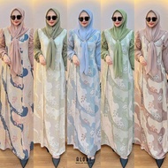 DRESS GAMIS MODE YOLANDA SET HIJAB  TERBARU BY ALODY
