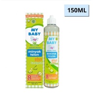 My BABY Telon Oil BABY 8 Hours Mosquito Free Plus Eucalyptus 150ml 100% 12pc