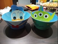 迪士尼唐老鴨與三眼怪碗