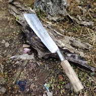 Golok Pendek Super Tajam Asli Gunung KIdul - Bahan Per Mobil Tebal Anti Mleot Pemotong Ranting Daha