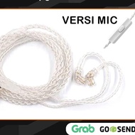 KZ Silver Upgrade Cable with Mic for KZ EDX KZ ZSN PRO X KZ ZST X KZ ZSN PRO KZ ZSN Pro Zst zs3 zs5 