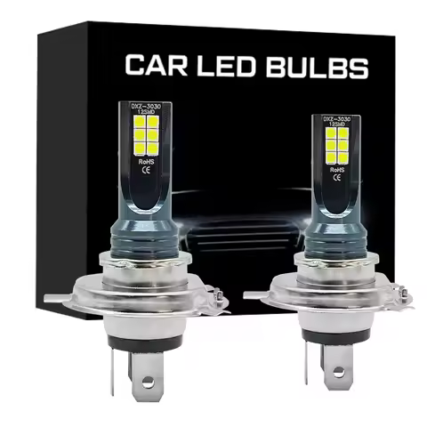 2Pcs Super Bright H4 H7 Led Bulb Car Headlight Motorcycle H1 H3 H8 H9 H11 Auto Fog Lamps 9005 9006 H