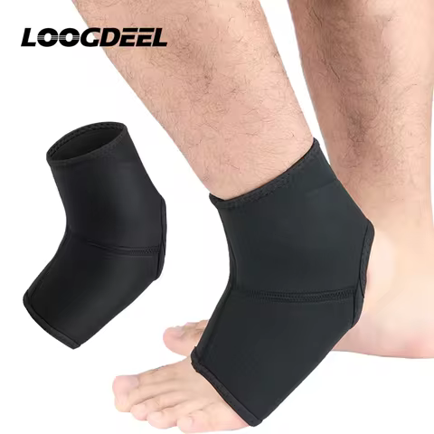 LOOGDEEL 1Pcs High Elastic Sports Ankle Brace Protect Basketball Tobillera Deportiva Injured Foot Gu