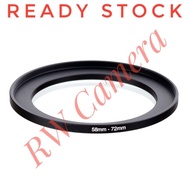 Step Up Filter Ring 58 to 72 58mm to 72mm 58-72mm Adapter Converter Camera Filter