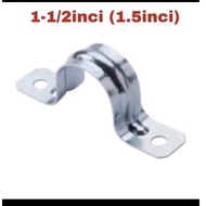1-1 plate clamp 2" iron plate pipe clamp 1.5" iron plate U clamp iron plate