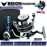 รอกตกปลา รอกสปินนิ่ง BISON MARINE SERIES (มีให้เลือกหลายเบอร์)