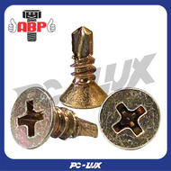 ABP สกรูปลายสว่าน JF เบอร์ #8 x 2.1/2 นิ้ว สีรุ้ง บรรจุ 500 ตัว / กล่อง