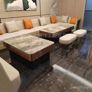 L-Shaped U-Shaped Sand Club Coffee Table Light Luxury Sofa ktv Bar Card Holder Coffee Table ktv Home