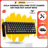 AULA WIN60HE Magnetic Keyboard RT Gaming RGB Wire Hot-swap 8kHz Low Latency Mechanical Keyboard