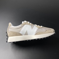 NEW BALANCE 327 BROWN GREY NB327 Light Camel  MS327LH1 NEW BALANCE SNEAKERS WOMEN MEN SHOES KASUT