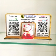 bảng quét mã qr code để bàn