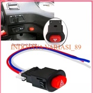 TOMBOL Hazard Light Switch Hazard Light Button Universal Hazard Signal Light Switch Button For All S