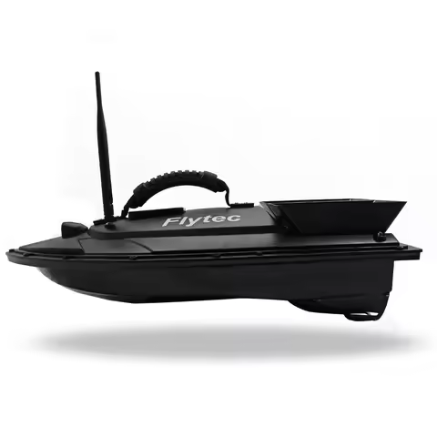 V500 300m Double Bait Box Design Dual Motor Design Distance Remote Control Boat with Led Light Rc Ba