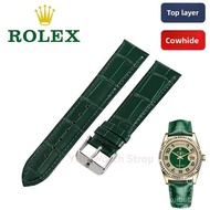 12/13/14/15/16/17/18/19/20/21/22/23/24/26mm for Rolex Watch Band Genuine Leather Strap Compatible wi