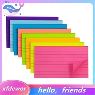 Index Cards 3x5, 400 Sheets Ruled Color Flash Cards for Effective Studying and Premium Note-Taking