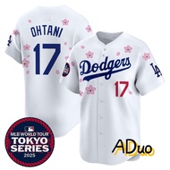Men's Tokyo Series 2025 Los Angeles Dodgers #17 Shohei Ohtani white Baseball Jersey