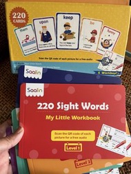 Saalin 220個Sight Words閃卡連練習簿