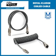 Royal KLUDGE RK Coiled Mechanical Keyboard Cable Type C Aviator Cable