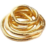 AFGQIANG Bendable Snake Necklace, Bendable Gold Necklace,Flexible Multi-purpose Necklace,Adjustable 