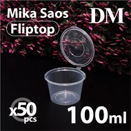 Package 50pcs - 100ml Sauce Container - Sauce Container - DM Sauce Container
