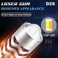 Lampu Utama LED Laser Gun Motor AC DC Lasergun H6 H4 CSP D2 D2S D2A D3 Vinyx Mobil Hi Lo 2 Warna Beb