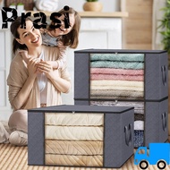PRASI Foldable Storage Box, 35L/60L/90L Non-woven Fabric Clothes Storage Bins, High-capacity With Li