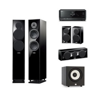 Yamaha RX-V4A + Yamaha NS-F150 5.1 channel speaker (A100P)