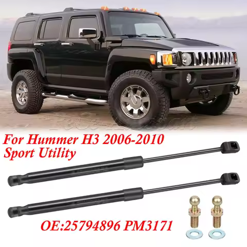 1Pc/2Pcs For Hummer H3 2006-2010 Sport Utility 25794896 PM3171 Front Hood Lift Supports Shock Struts