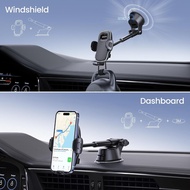 Phone Holder for Your Car Dashboard & Windshield Car Phone Mount Adjustable Length Stable Universal 