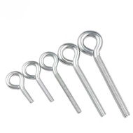 Rings Hook Galvanized Closed Sheep's Eye Screw Rings Screw Rings Machine Teeth Bolts Screw M3M4M5M6M