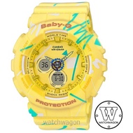 [Watchwagon] Casio Baby-G BA-120SC-9A Yellow Analog Digital Ladies Watch  ba-120