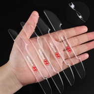 Hyundai Logo Car Door Transparent Anti-collision Protector Bar Stickers Rearew View Mirror Cover Pro