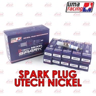 UMA Spark Plug Utech Nickel (A6RTC/A7RTC/B8RTC) for Motorcycle [1 piece]