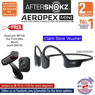 Aftershokz Aeropex MINI Wireless Bone Conduction Headphones, FREE GearLock MF100