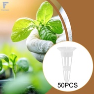 Flameer 50Pcs Hydroponic Growing Set Plant Growing Containers Grow Baskets Garden Accessories for Ci