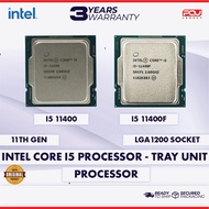 INTEL CORE i5-11400 / 11400F 4.4GHz LGA1200 PROCESSOR -  TRAY UNIT (3 YEARS WARRANTY)