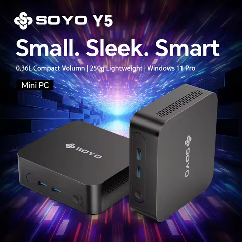 SOYO Mini PC Y5AIR Intel i5 4th gen & Y5PLUS i7 4th gen CPU 8G RAM 128G ROM VGA USB3.0 M.2 Win11Pro 