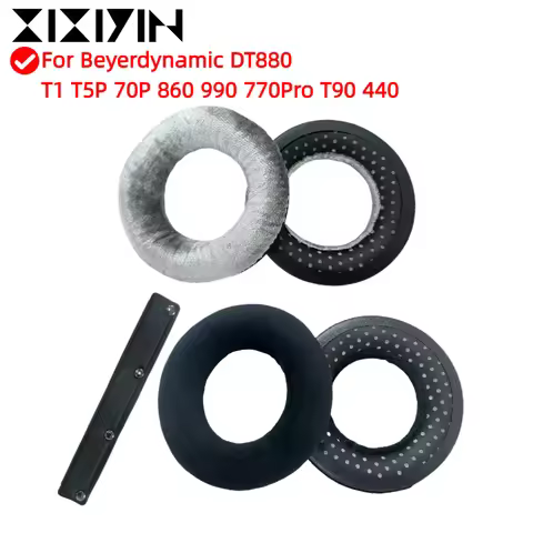 XIXIYIN Replacement Earpads For Beyerdynamic DT880 T1 T5P 70P 860 990 770Pro T90 440 Ear Cushion Hea