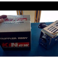 MESIN Muffler Assy Exhaust Engine GX160 GX200 GX 160 GX 200 Chrome Chrome Kinew