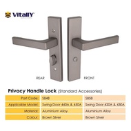 Vitally Aluminium Toilet Swing Door Lock Handle Toilet Bathroom Kitchen Door Lock vitally handle loc