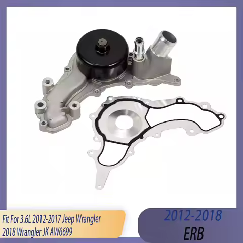 Engine Parts Water Pump & Gasket Set Fit 3.6 L ERB Gas For 2012-2017 Jeep Wrangler 2018 Wrangler JK 
