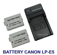 LP-E5 \ LPE5 แบตเตอรี่ \ แท่นชาร์จ \ แบตเตอรี่พร้อมแท่นชาร์จสำหรับกล้องแคนนอน Battery \ Charger \ Ba