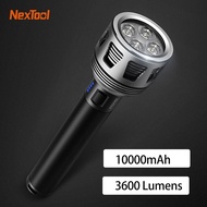 Nextool Flashlight Strong Light Searching Torchlight Rechargeable Camping 3600lm 450m 5 Modes IPX7 W