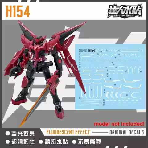 Master Decal H150 Fluorescent High Precision Waterslide Decal For HGBF 1/144 Build Fighters Gundam E