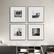 [REPLACE PHOTOS] Square picture frames, photo frames, black and white landscape picture frames, livi
