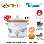 TOYOMI 1.2L High Heat Crockery Pot HH 1500A