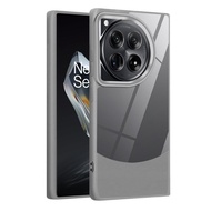 2 IN 1 Splicing Leather Texture Clear Anti-Scratch Phone Case For Oneplus 12 12R 11 11R 13 Nord 4 AC